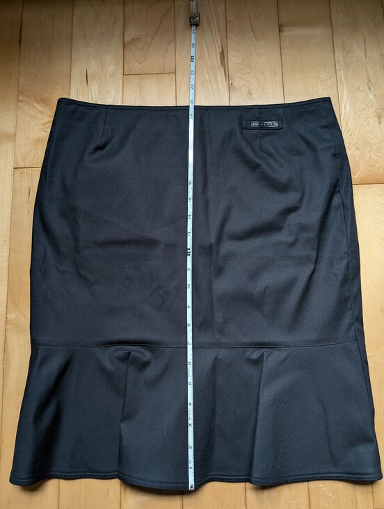 Prada Dresses & Skirts - Prada Black Godet Flare Midi Skirt - Size 44 U.S. Size 8